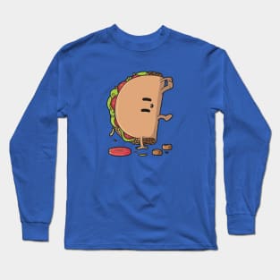 Funny Breakdancing Taco Long Sleeve T-Shirt